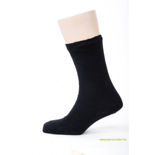 Brigona Komfort gumi nélküli zokni 5 pár - fekete 47-48
