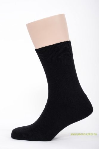 Brigona Komfort pamut zokni - fekete 45-46