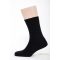 Brigona Komfort pamut zokni - fekete 45-46