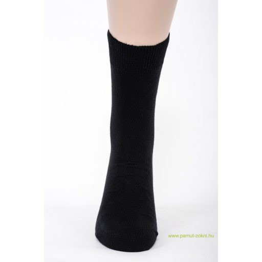Brigona Komfort pamut zokni - fekete 45-46