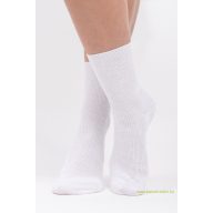 Brigona Komfort gumi nélküli zokni - fehér 39-40