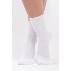Brigona Komfort gumi nélküli zokni - fehér 41-42