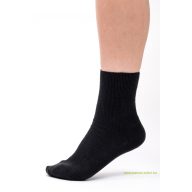 Brigona Komfort gumi nélküli zokni - fekete 39-40