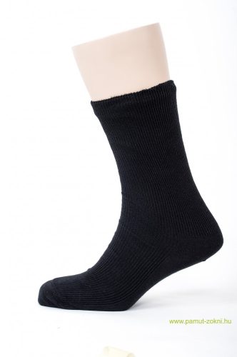 Brigona Komfort gumi nélküli zokni - fekete 43-44