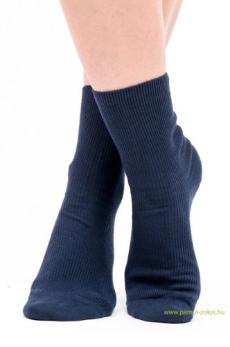 Brigona Komfort gumi nélküli zokni 5 pár - kék 37-38
