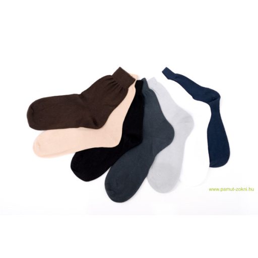 Classic pamut zokni - drapp 39-40
