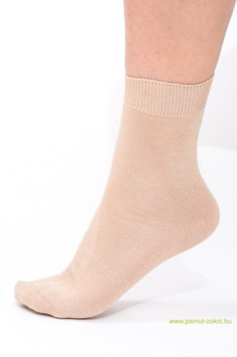 Classic pamut zokni - drapp 41-42