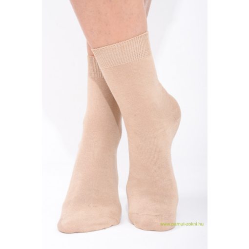 Classic pamut zokni - drapp 41-42