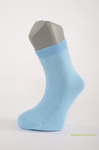 Classic pamut zokni - világoskék 29-30