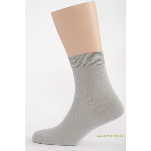 Classic pamut zokni - világos szürke 25-26