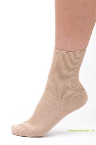 Medical, gumi nélküli zokni - drapp 47-48