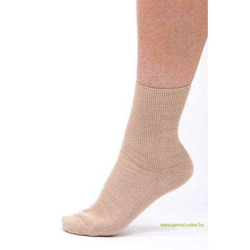 Medical, gumi nélküli zokni 5 pár - drapp 47-48