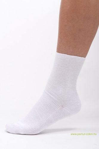 Medical, gumi nélküli zokni - fehér 43-44