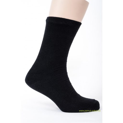 Medical, gumi nélküli zokni - fekete 43-44