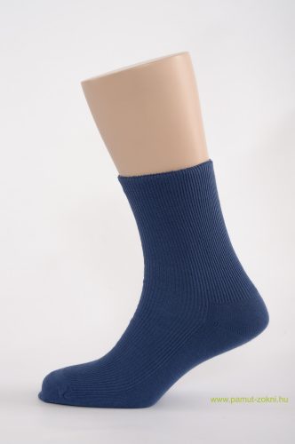 Medical, gumi nélküli zokni - farmerkék 37-38