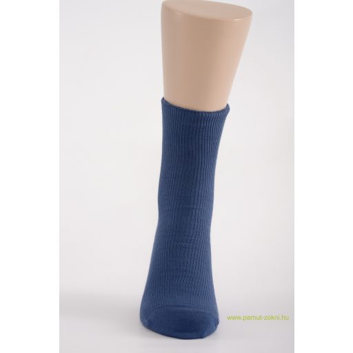 Medical, gumi nélküli zokni - farmerkék 37-38