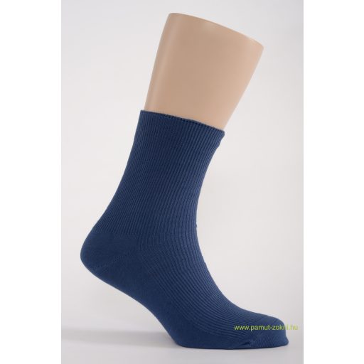 Medical, gumi nélküli zokni - farmerkék 37-38