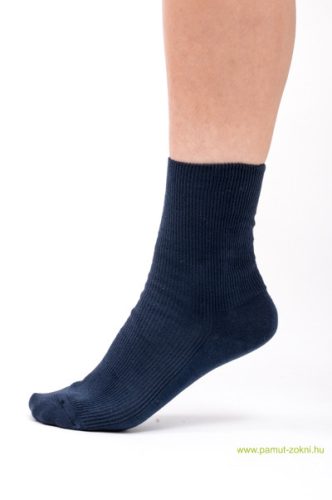 Medical, gumi nélküli zokni 5 pár - Kék 35-36