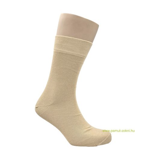 Classic Pure pamut zokni - drapp 43-44